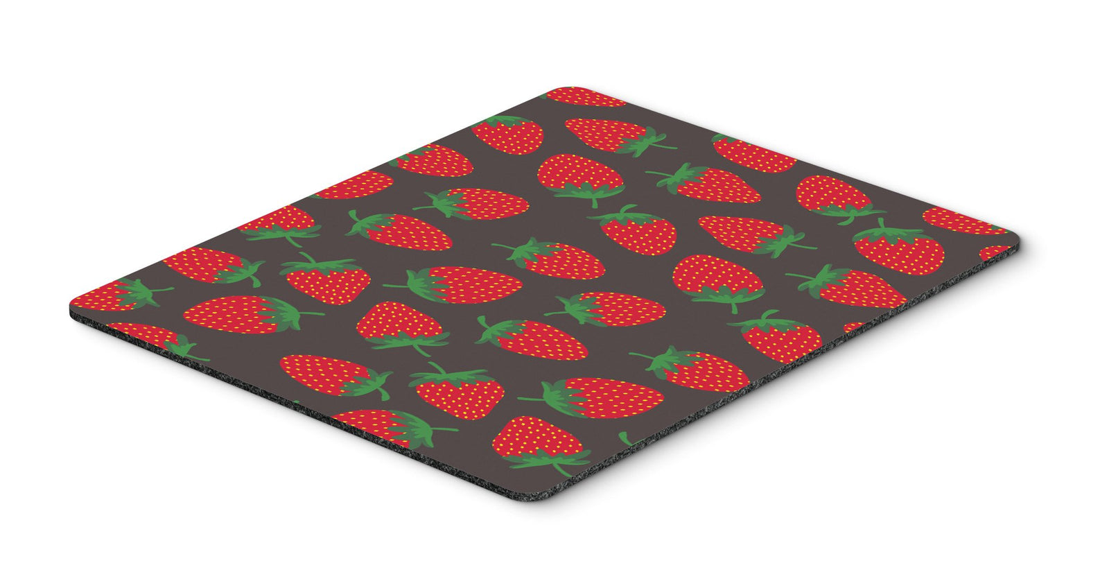 Strawberries on Gray Mouse Pad, Hot Pad or Trivet BB5137MP by Caroline's Treasures