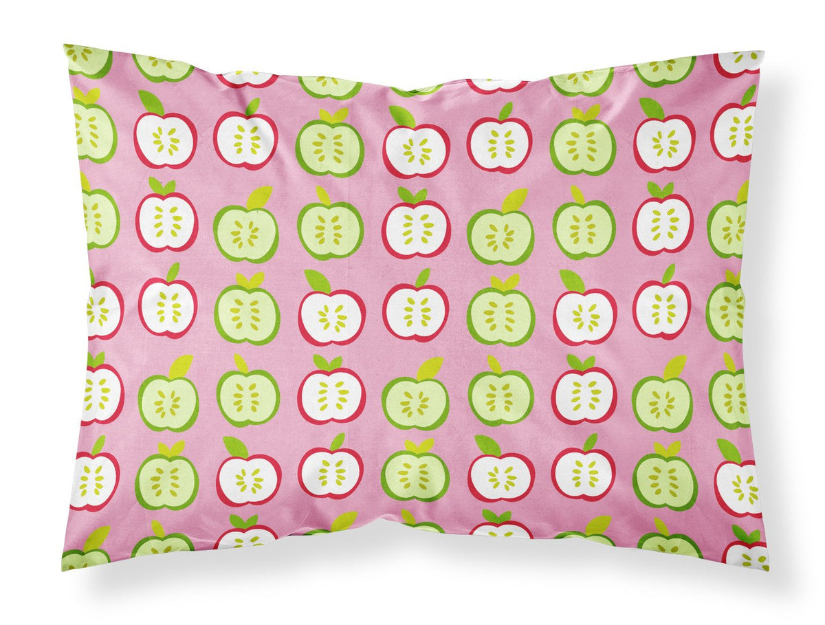Apples on Pink Fabric Standard Pillowcase BB5141PILLOWCASE by Caroline&#39;s Treasures