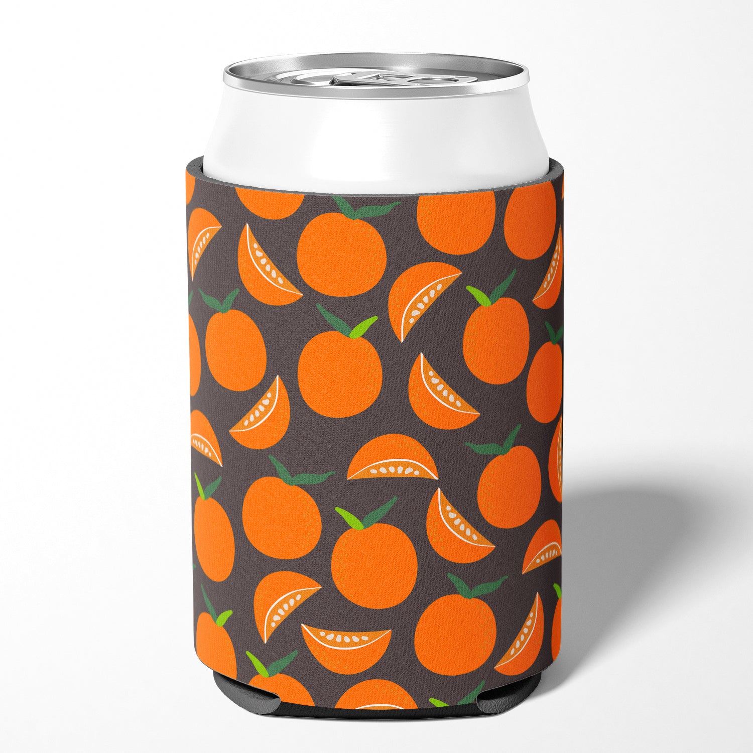 Oranges on Gray Can or Bottle Hugger BB5142CC  the-store.com.