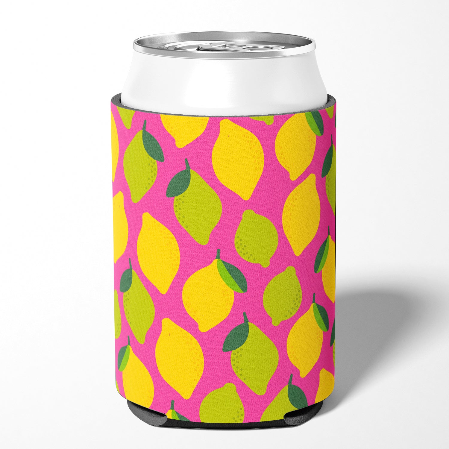 Lemons and Limes on Pink Can or Bottle Hugger BB5143CC  the-store.com.