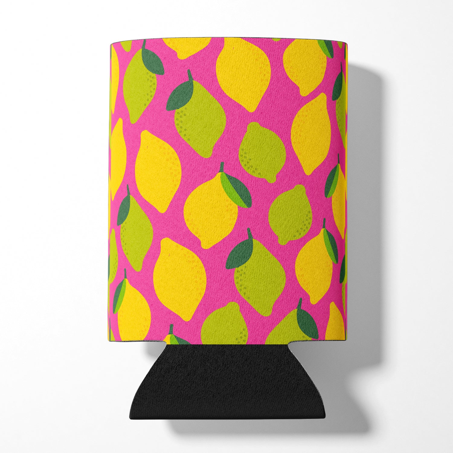 Lemons and Limes on Pink Can or Bottle Hugger BB5143CC