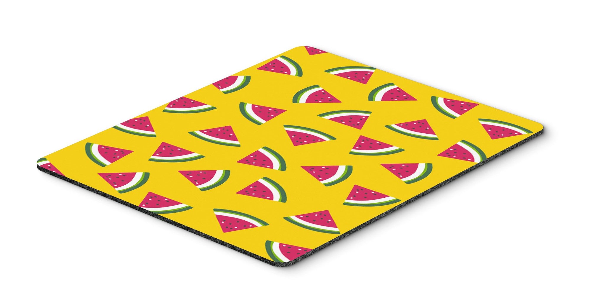 Watermelon on Yellow Mouse Pad, Hot Pad or Trivet BB5144MP by Caroline's Treasures