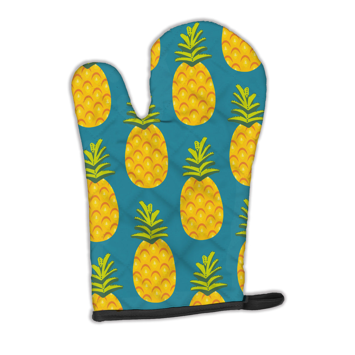 Pineapples on Teal Oven Mitt BB5145OVMT  the-store.com.