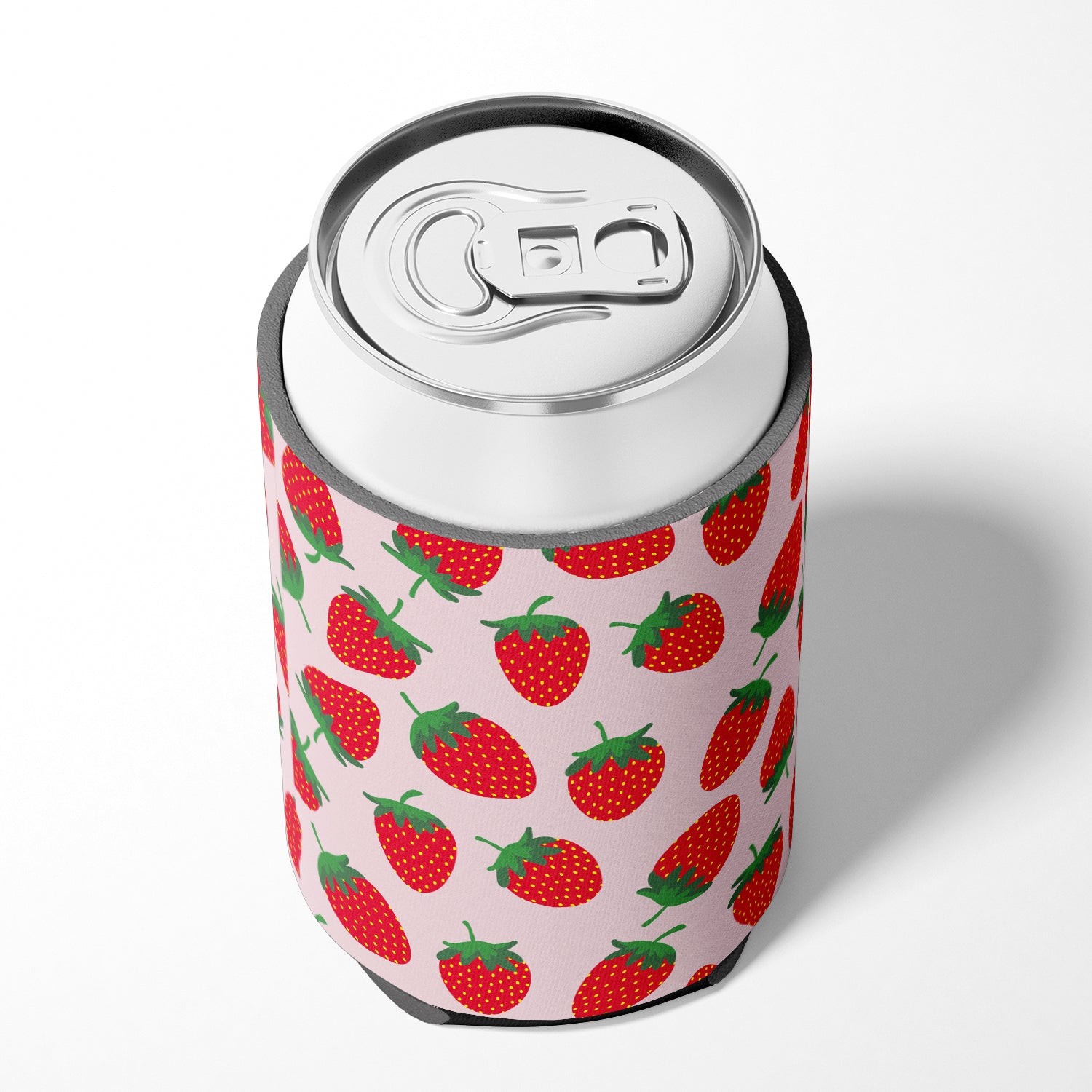 Strawberries on Pink Can or Bottle Hugger BB5146CC