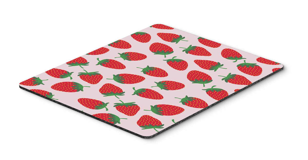 Strawberries on Pink Mouse Pad, Hot Pad or Trivet BB5146MP by Caroline&#39;s Treasures