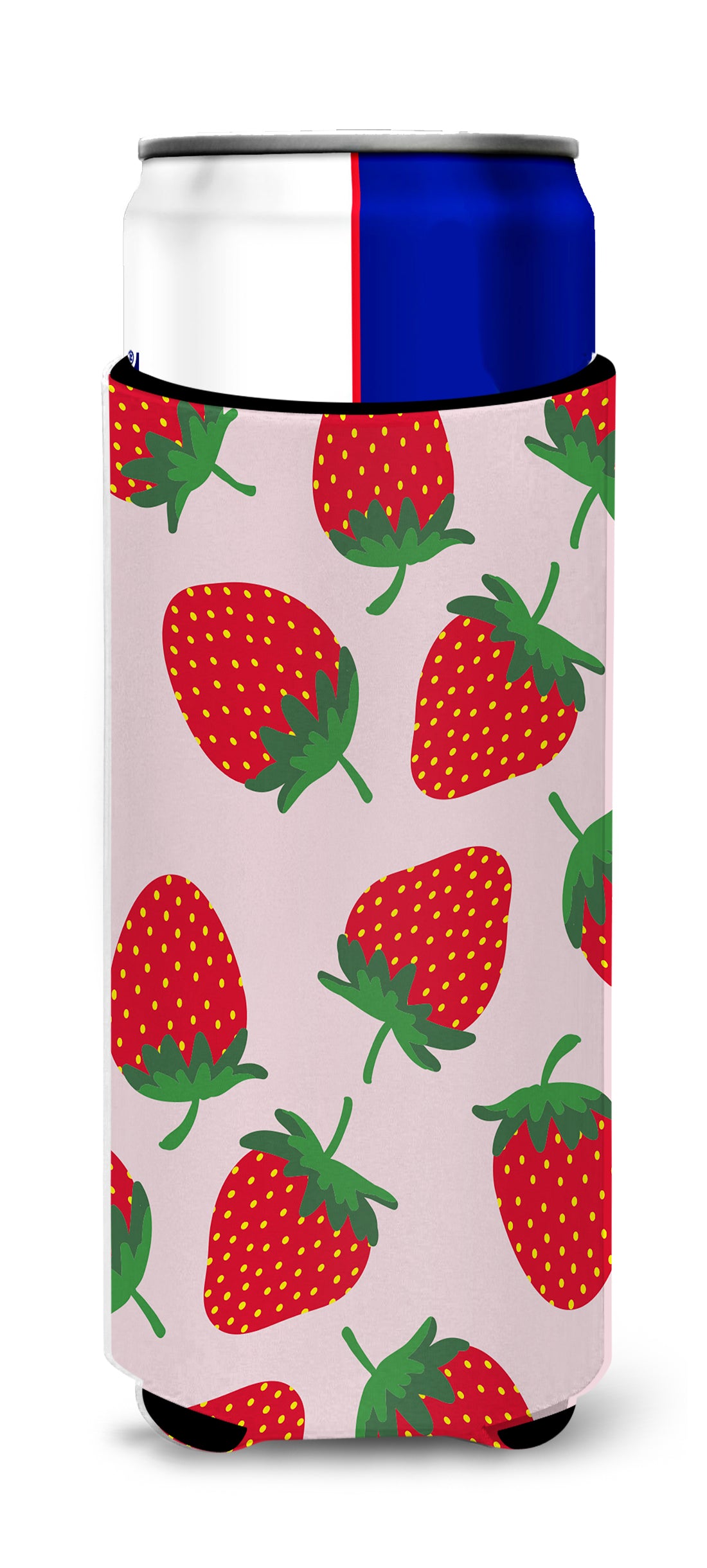Strawberries on Pink  Ultra Hugger for slim cans BB5146MUK