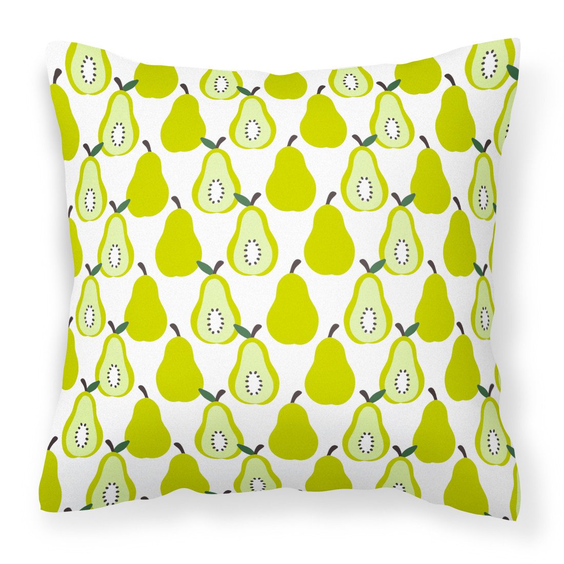 Pears on White Fabric Decorative Pillow BB5147PW1818 by Caroline&#39;s Treasures