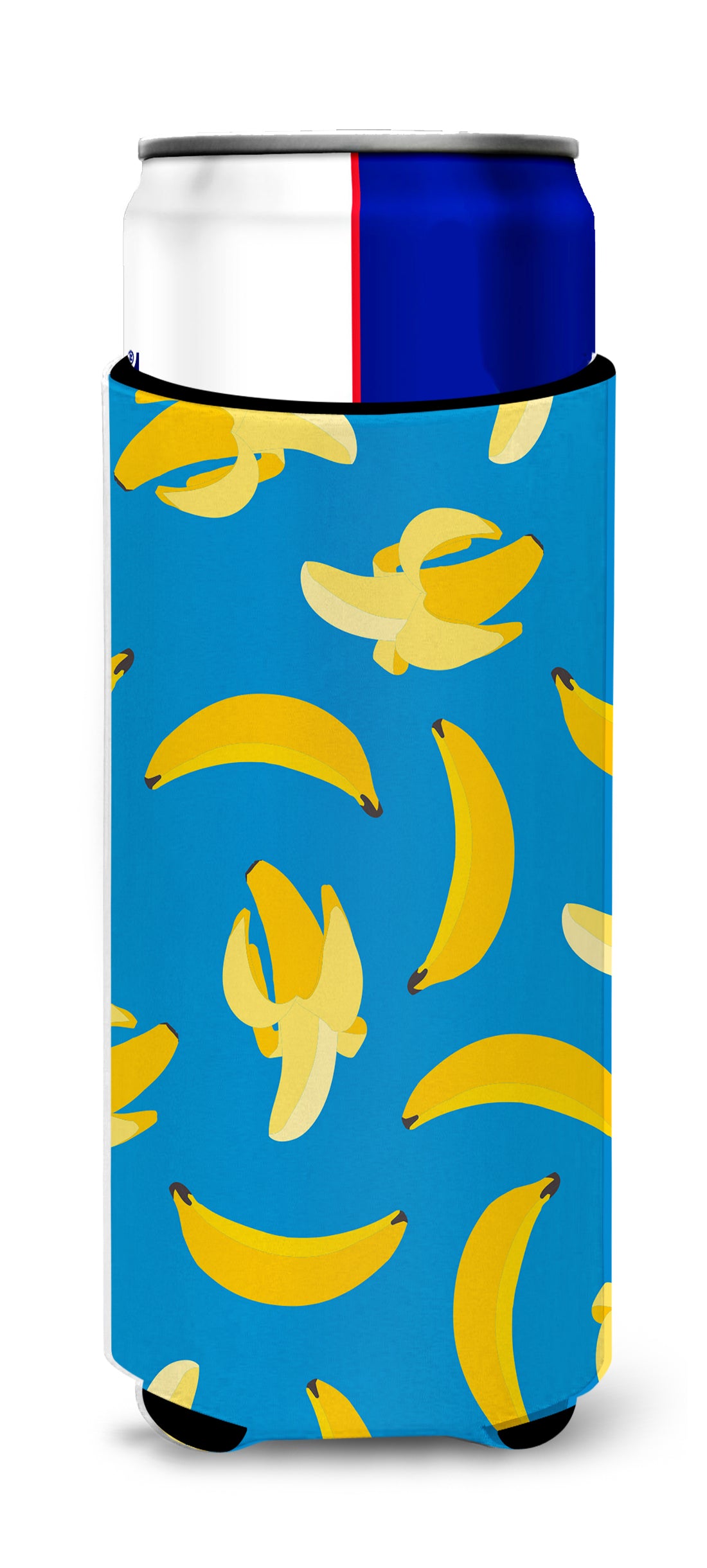 Bananas on Blue  Ultra Hugger for slim cans BB5149MUK  the-store.com.