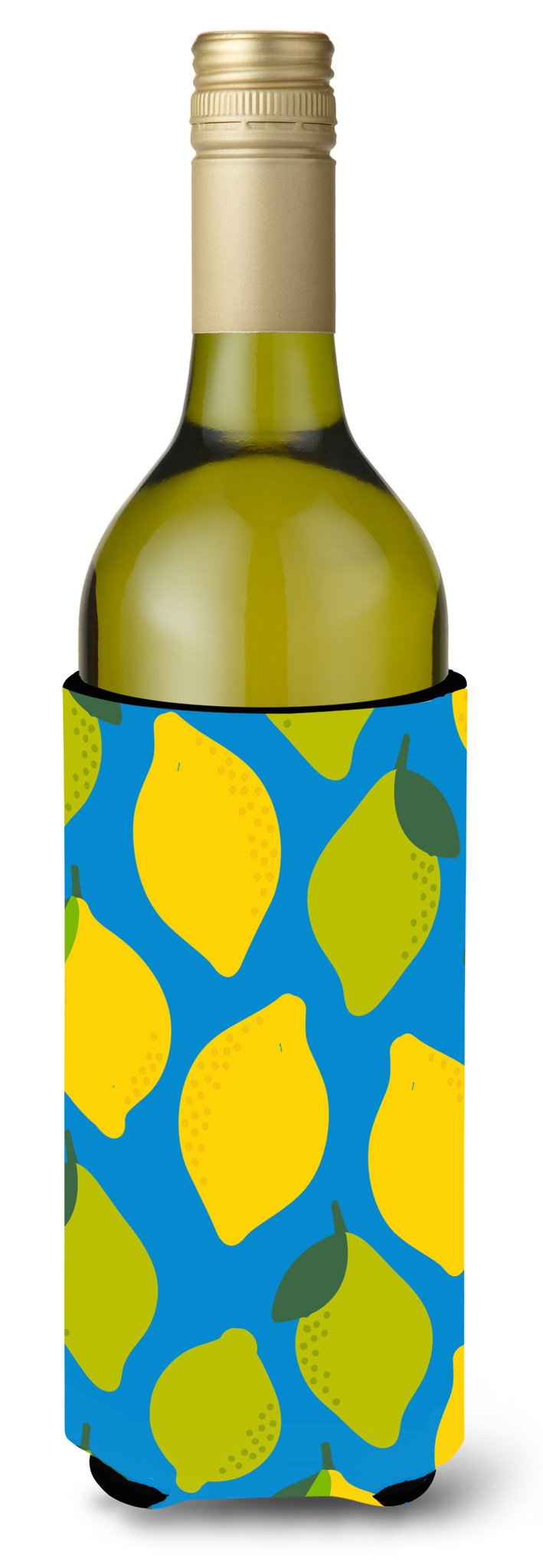 Lemons and Limes Wine Bottle Beverge Insulator Hugger BB5150LITERK by Caroline&#39;s Treasures