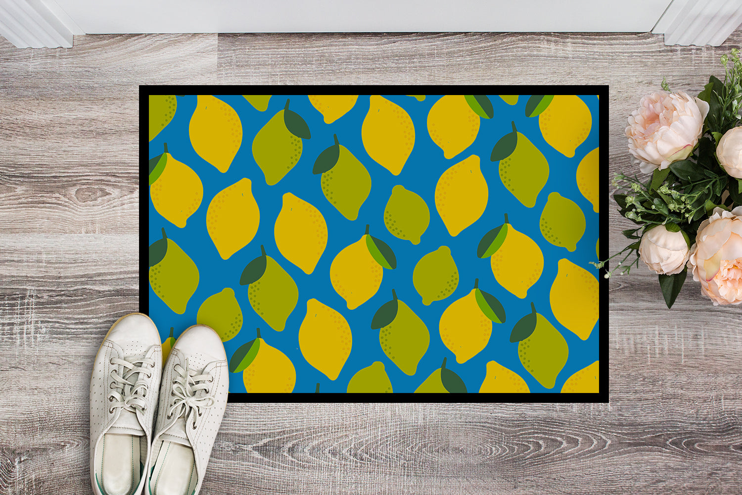 Lemons and Limes Indoor or Outdoor Mat 18x27 BB5150MAT - the-store.com