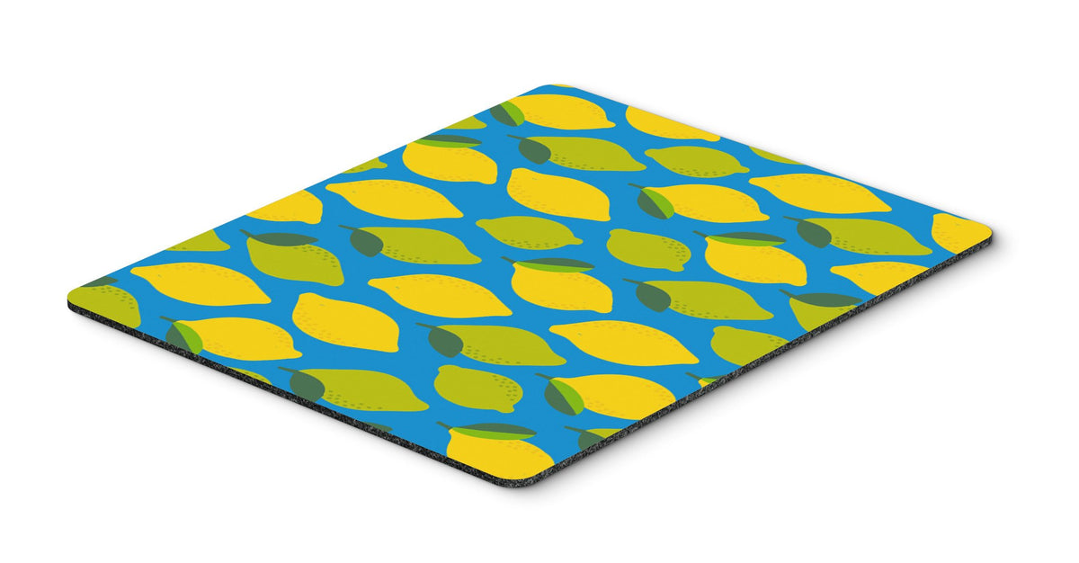 Lemons and Limes Mouse Pad, Hot Pad or Trivet BB5150MP by Caroline&#39;s Treasures