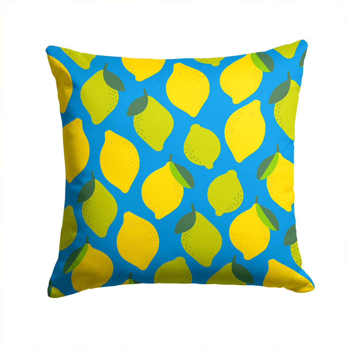 Lemons and Limes Fabric Decorative Pillow BB5150PW1414 - the-store.com