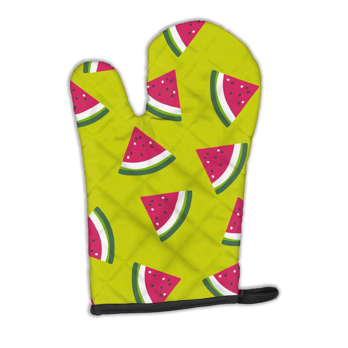 Watermelon on Lime Green Oven Mitt BB5151OVMT  the-store.com.