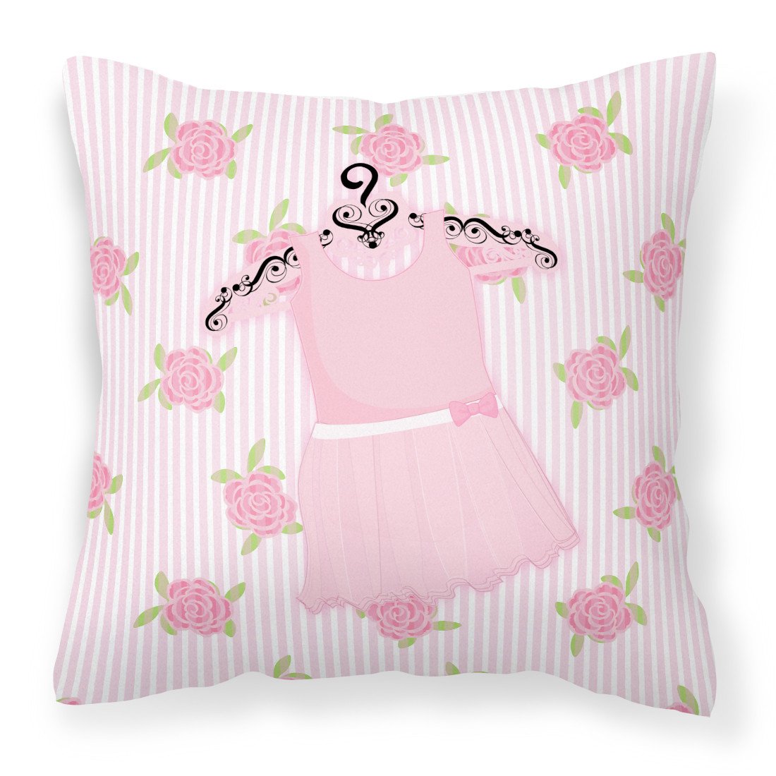 Ballerina Ballet Attire Fabric Decorative Pillow BB5158PW1818 by Caroline's Treasures