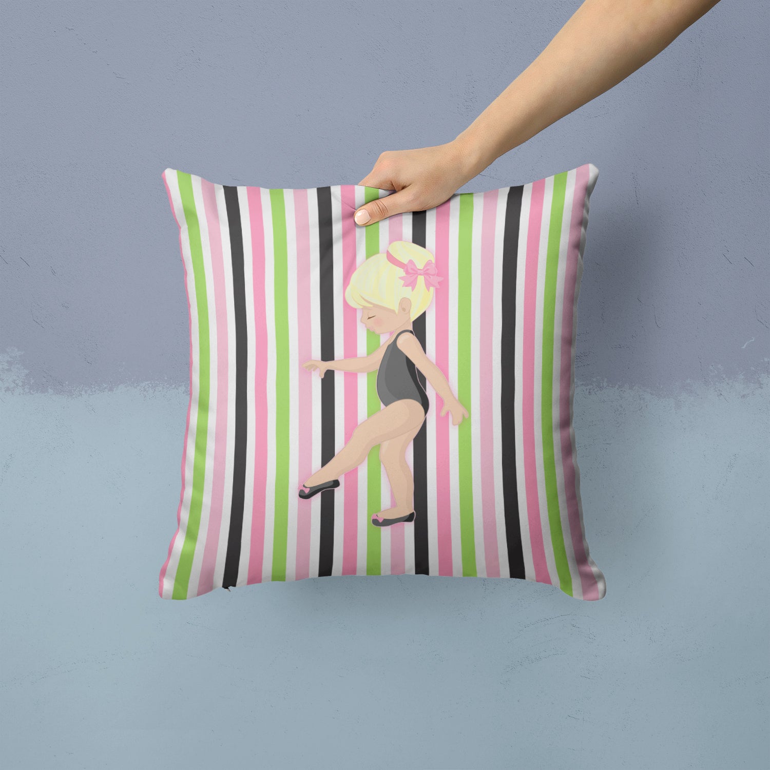 Ballerina Blonde Point Fabric Decorative Pillow BB5160PW1414 - the-store.com