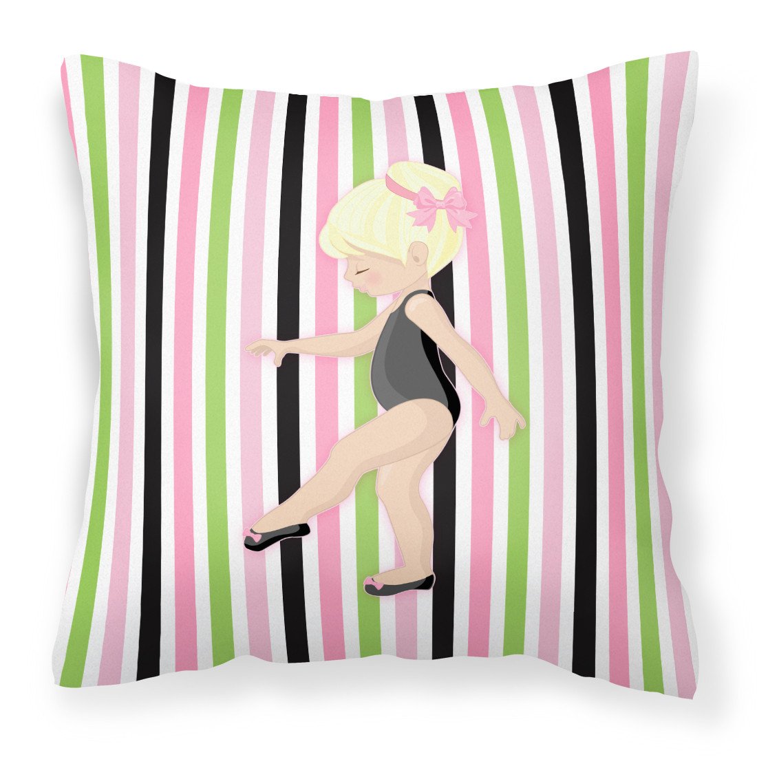 Ballerina Blonde Point Fabric Decorative Pillow BB5160PW1818 by Caroline's Treasures