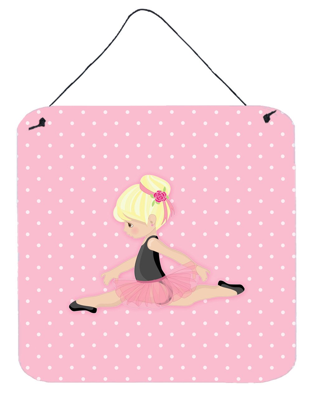 Ballerina Blonde Jete Wall or Door Hanging Prints BB5166DS66 by Caroline&#39;s Treasures