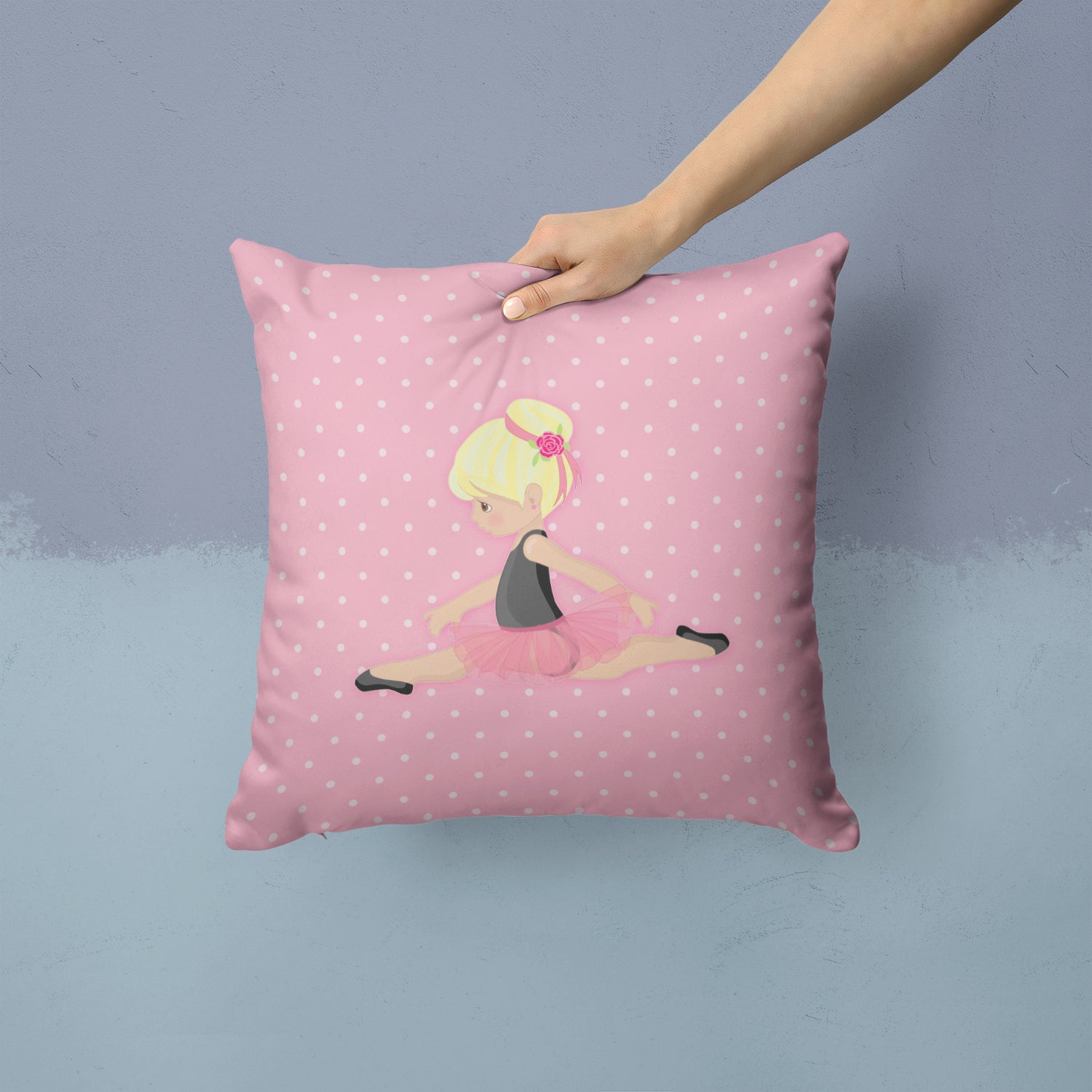 Ballerina Blonde Jete Fabric Decorative Pillow BB5166PW1414 - the-store.com