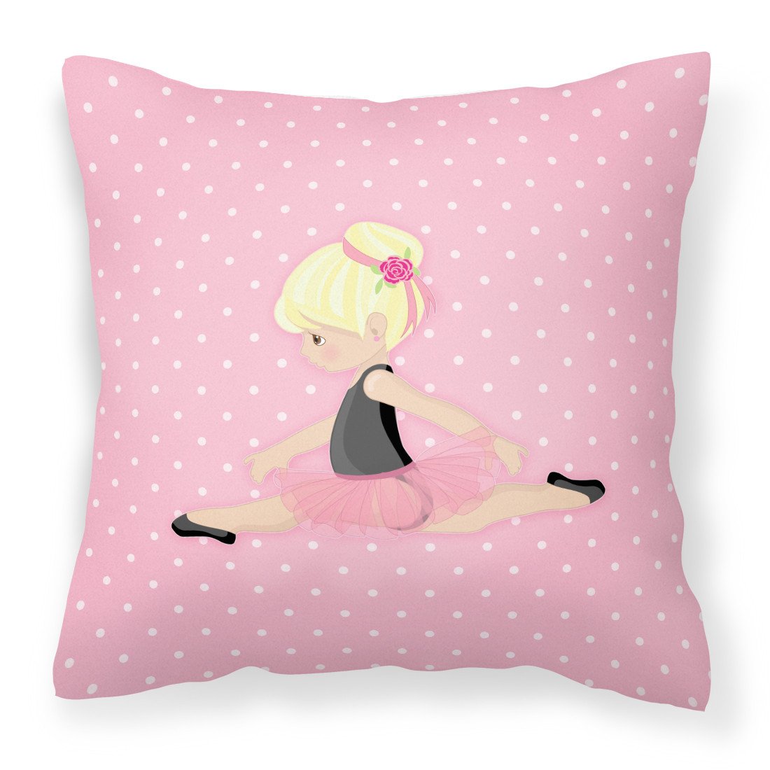 Ballerina Blonde Jete Fabric Decorative Pillow BB5166PW1818 by Caroline's Treasures