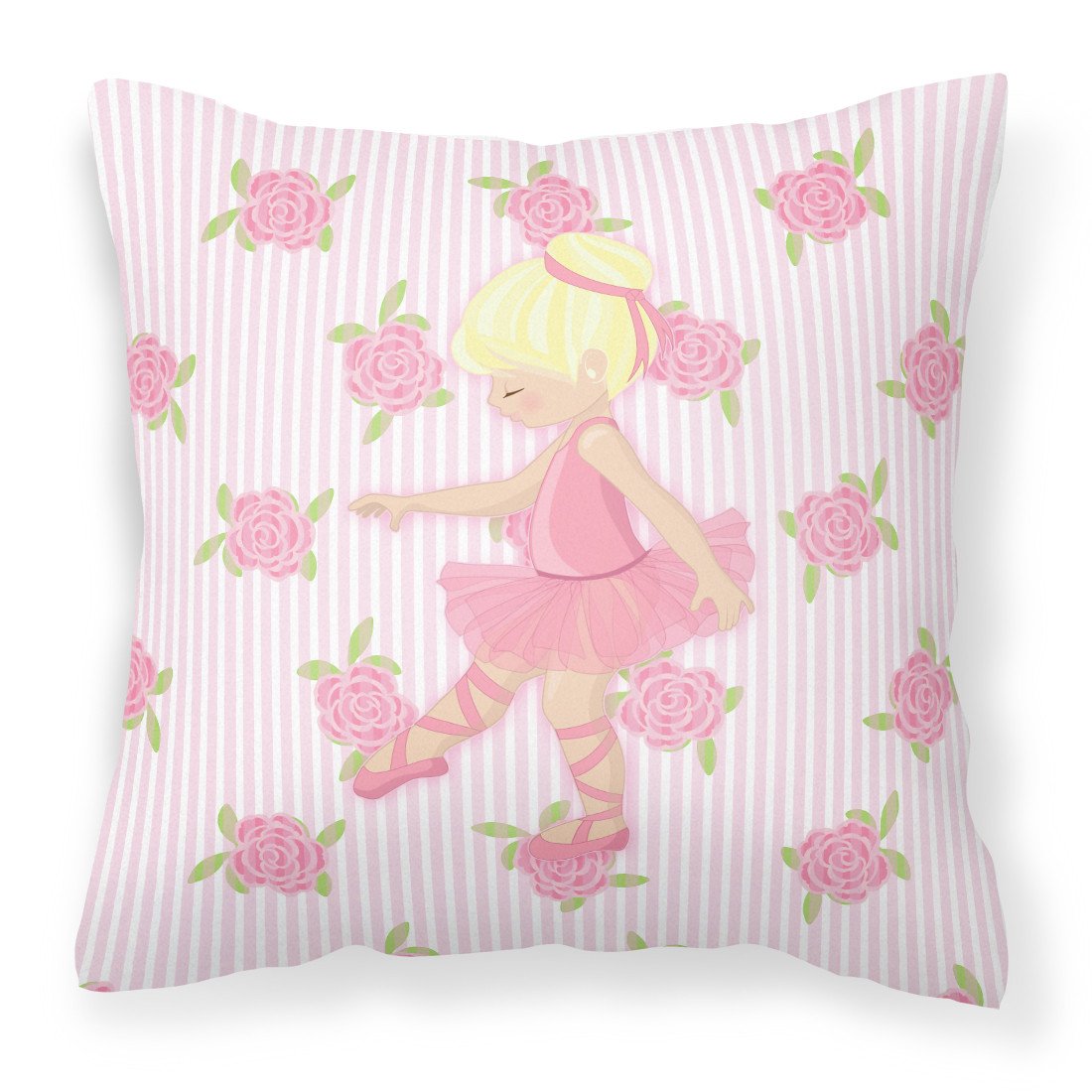 Ballerina Blonde Point Fabric Decorative Pillow BB5171PW1818 by Caroline&#39;s Treasures