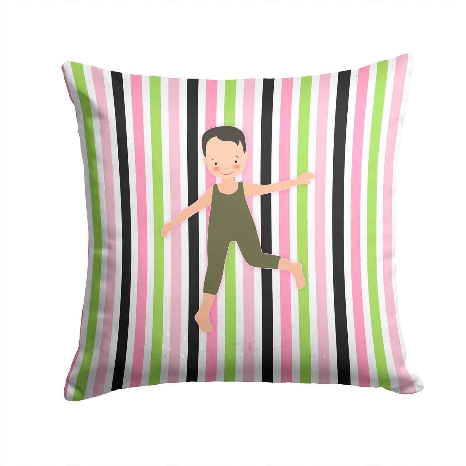 Boy Dancer Bikatard Fabric Decorative Pillow BB5182PW1414 - the-store.com