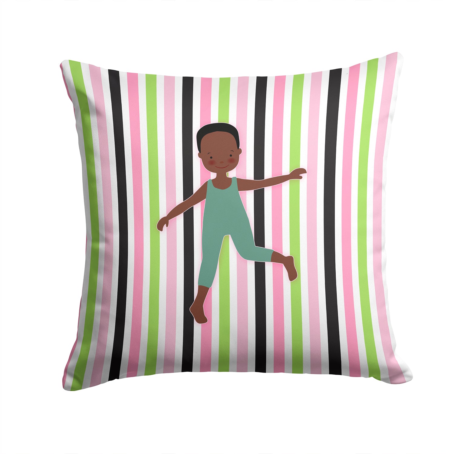 Dancer Bikatard African American Fabric Decorative Pillow BB5184PW1414 - the-store.com