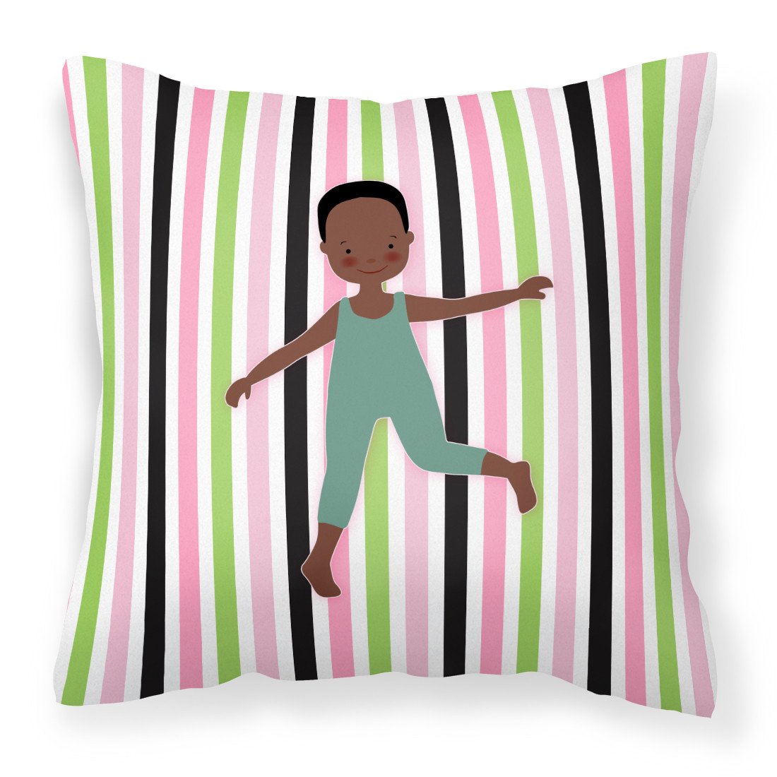 Dancer Bikatard African American Fabric Decorative Pillow BB5184PW1818 by Caroline&#39;s Treasures