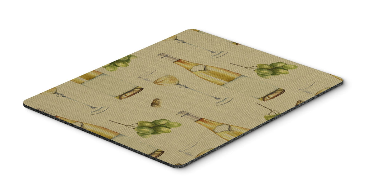 White Wine on Linen Mouse Pad, Hot Pad or Trivet BB5194MP by Caroline&#39;s Treasures