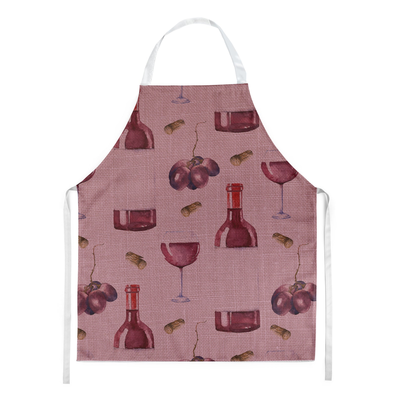 Red Wine on Linen Apron BB5195APRON
