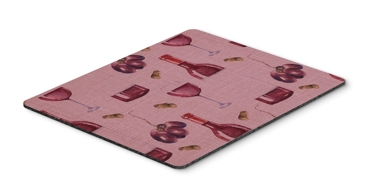 Red Wine on Linen Mouse Pad, Hot Pad or Trivet BB5195MP by Caroline&#39;s Treasures