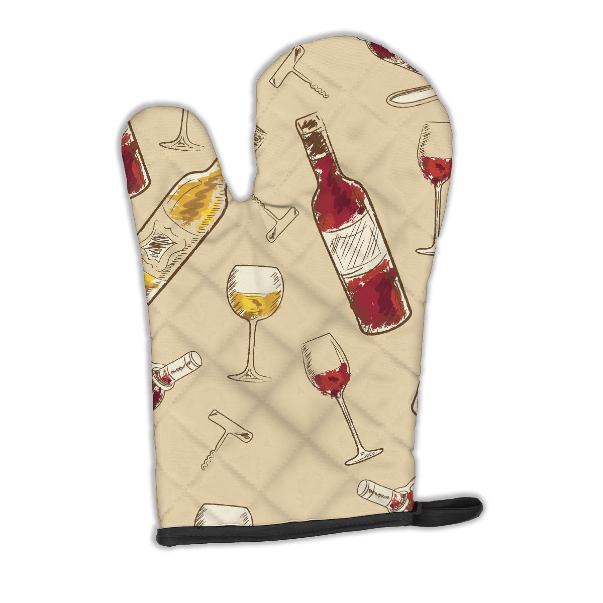 Red and White Wine Oven Mitt BB5196OVMT