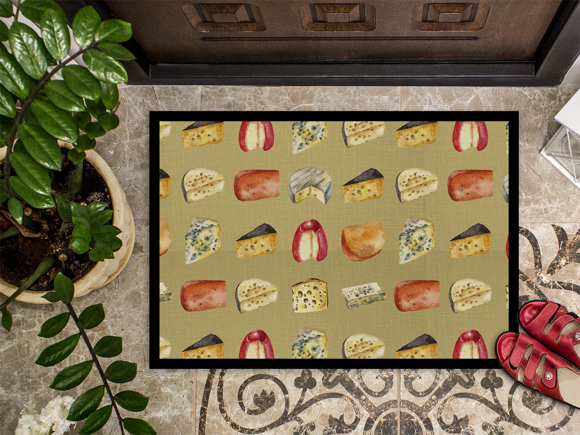 Cheeses Indoor or Outdoor Mat 18x27 BB5199MAT - the-store.com