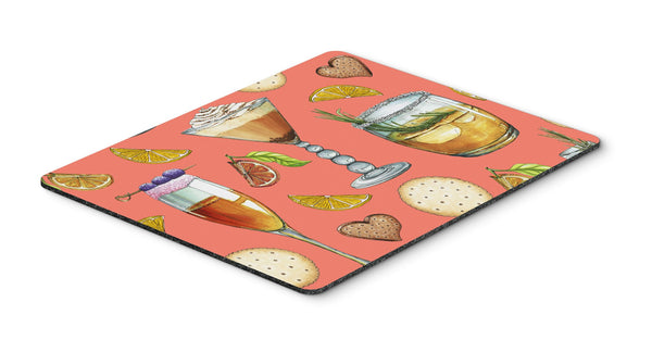 Drinks and Cocktails Salmon Mouse Pad, Hot Pad or Trivet BB5201MP by Caroline's Treasures