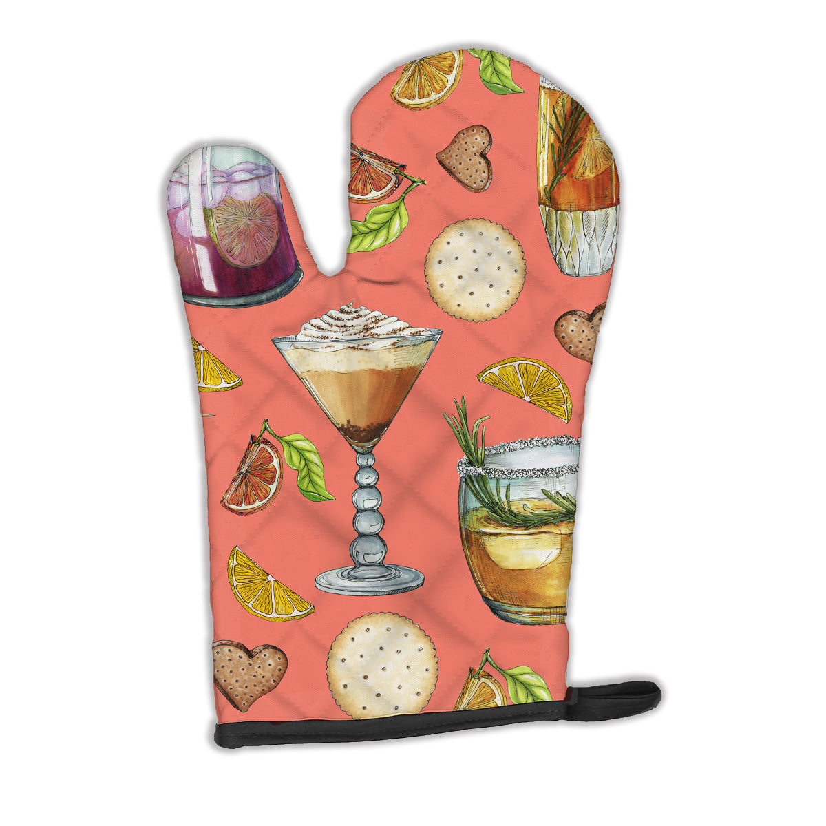 Drinks and Cocktails Salmon Oven Mitt BB5201OVMT