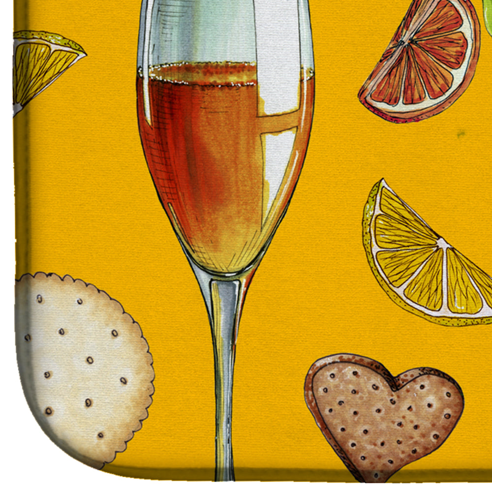 Drinks and Cocktails Gold Dish Drying Mat BB5202DDM