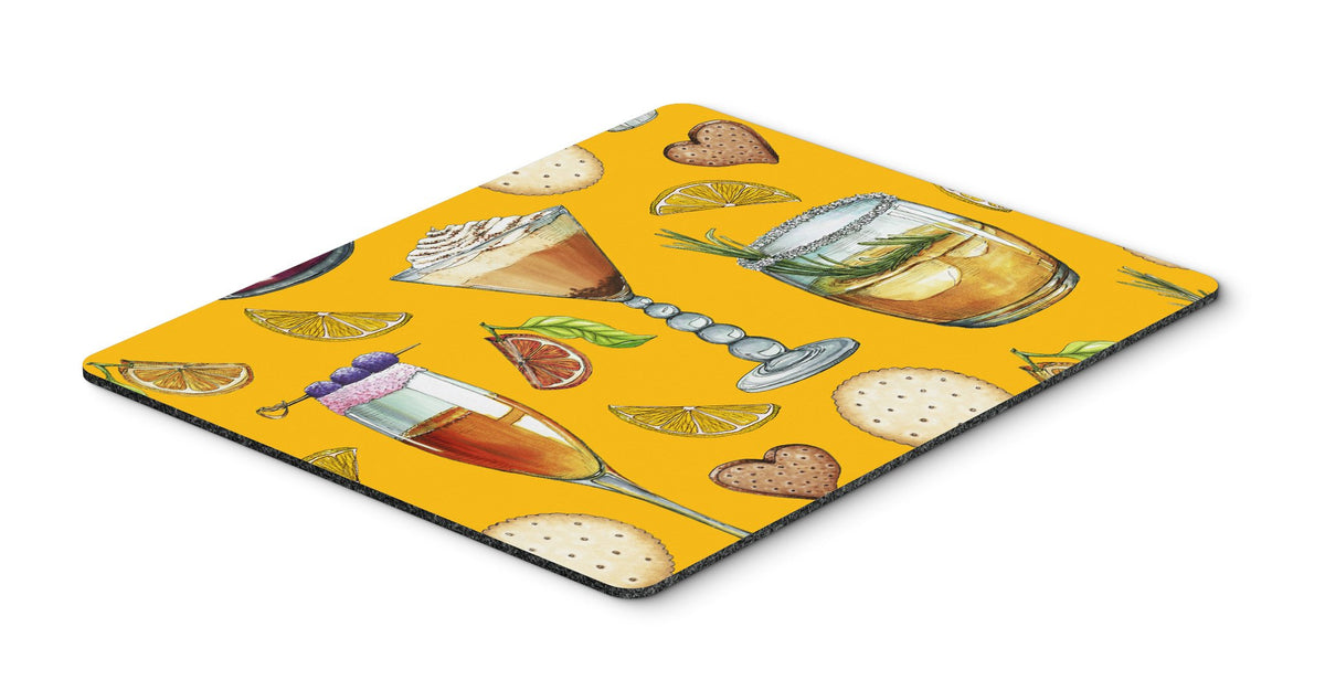 Drinks and Cocktails Gold Mouse Pad, Hot Pad or Trivet BB5202MP by Caroline&#39;s Treasures