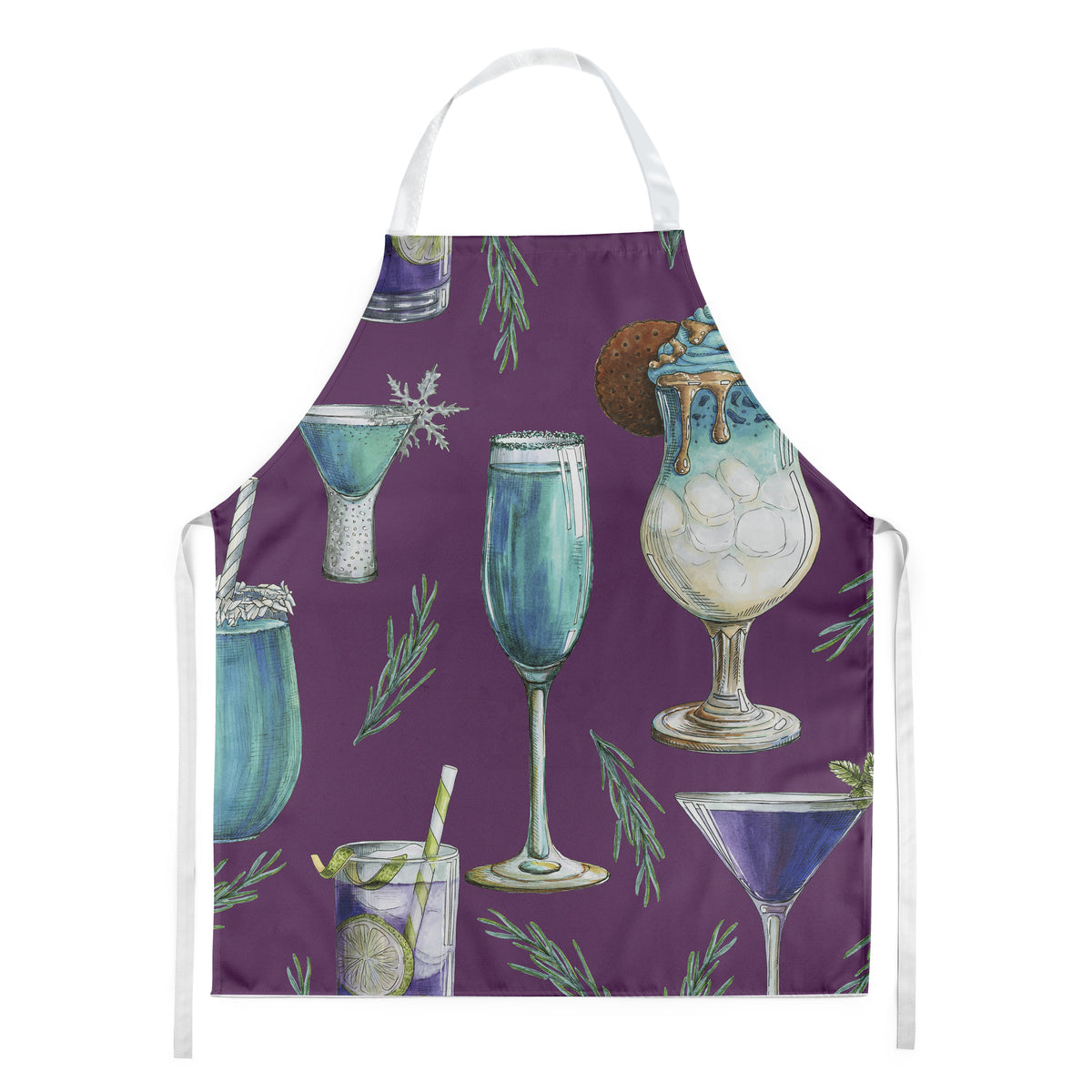 Drinks and Cocktails Purple Apron BB5204APRON