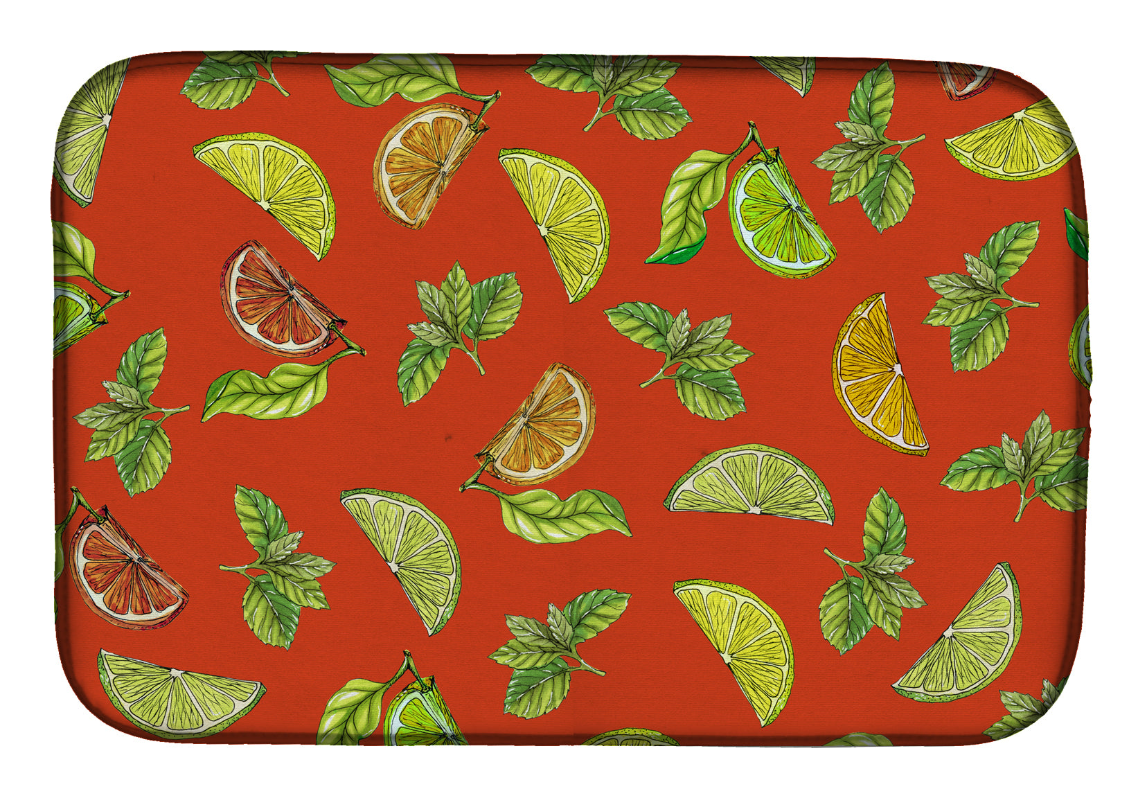 Lemons, Limes and Oranges Dish Drying Mat BB5205DDM  the-store.com.