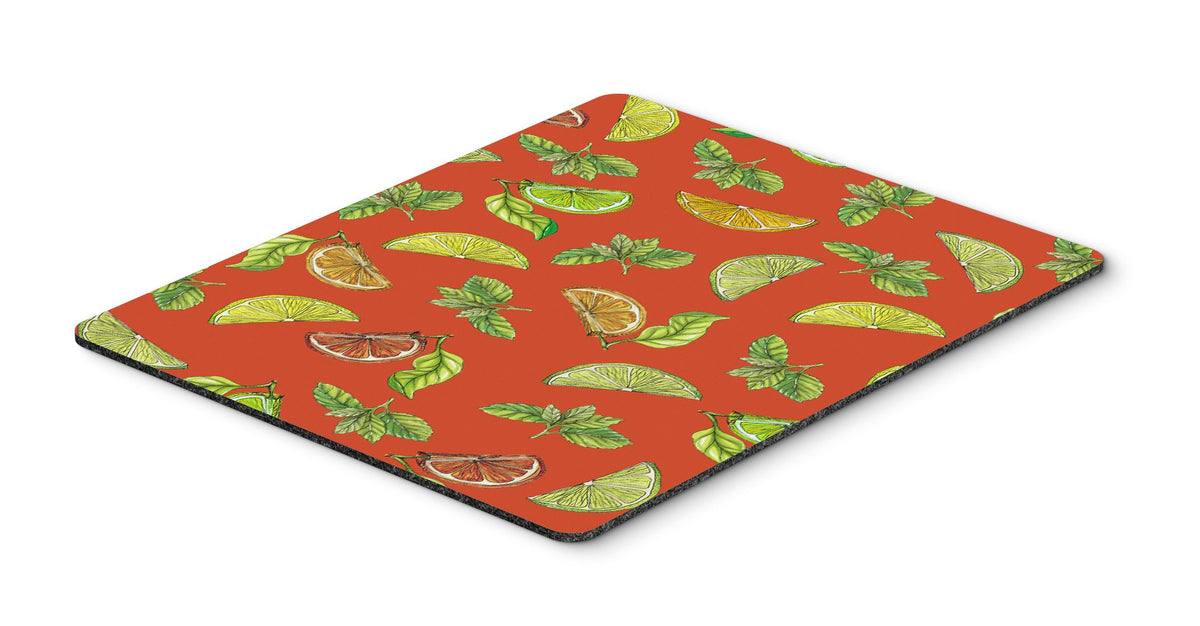 Lemons, Limes and Oranges Mouse Pad, Hot Pad or Trivet BB5205MP by Caroline&#39;s Treasures