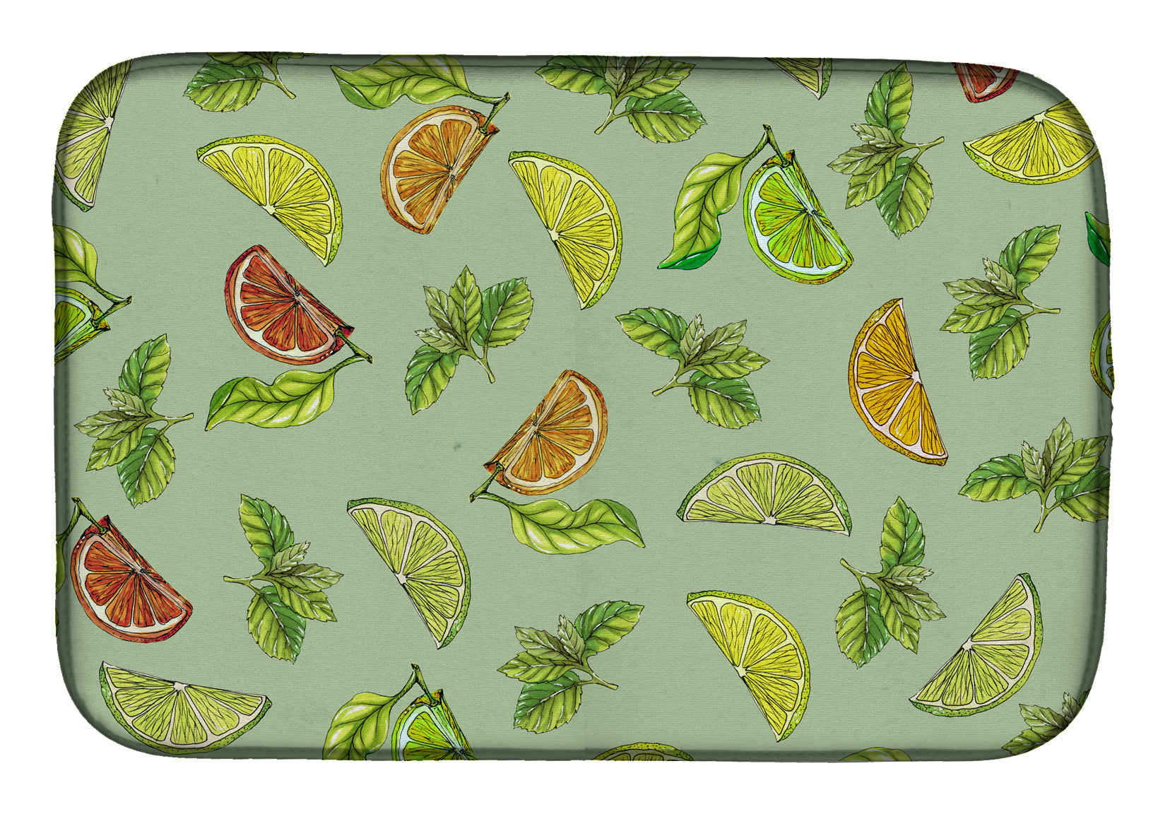 Lemons, Limes and Oranges Dish Drying Mat BB5206DDM  the-store.com.