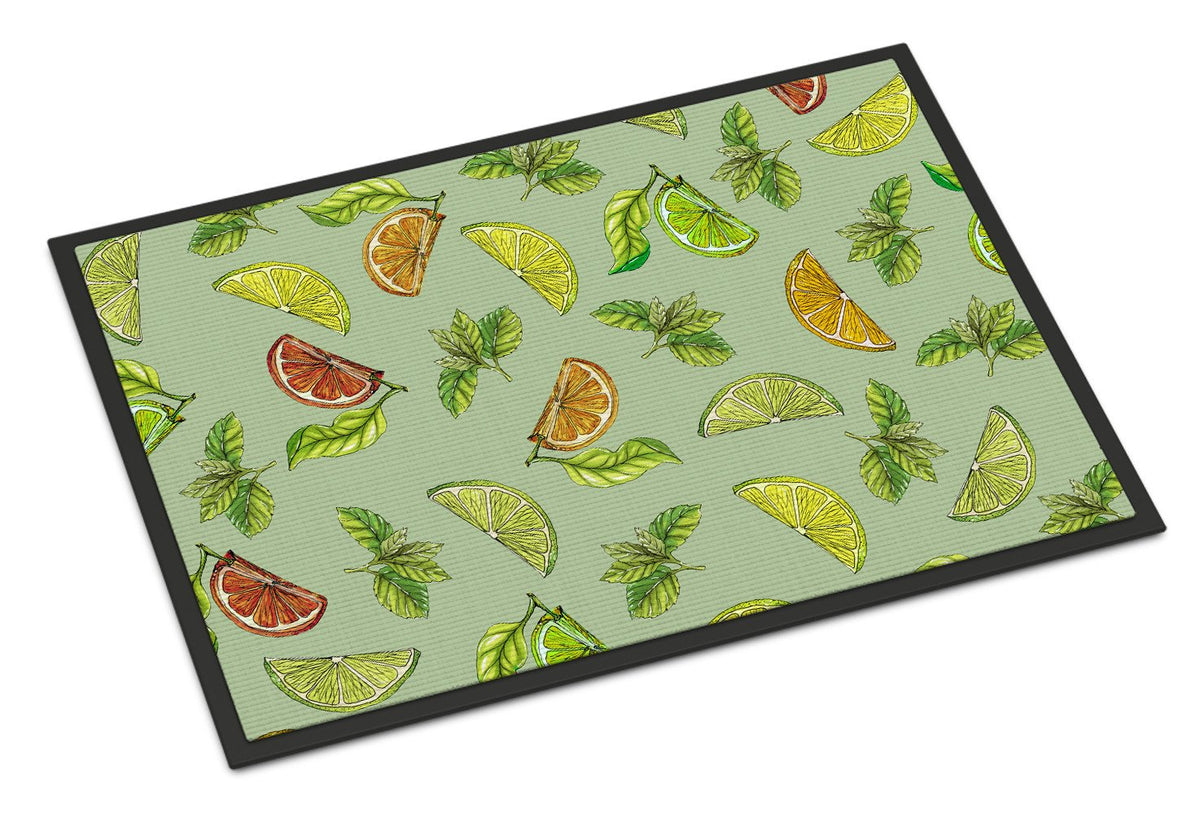 Lemons, Limes and Oranges Indoor or Outdoor Mat 24x36 BB5206JMAT by Caroline&#39;s Treasures