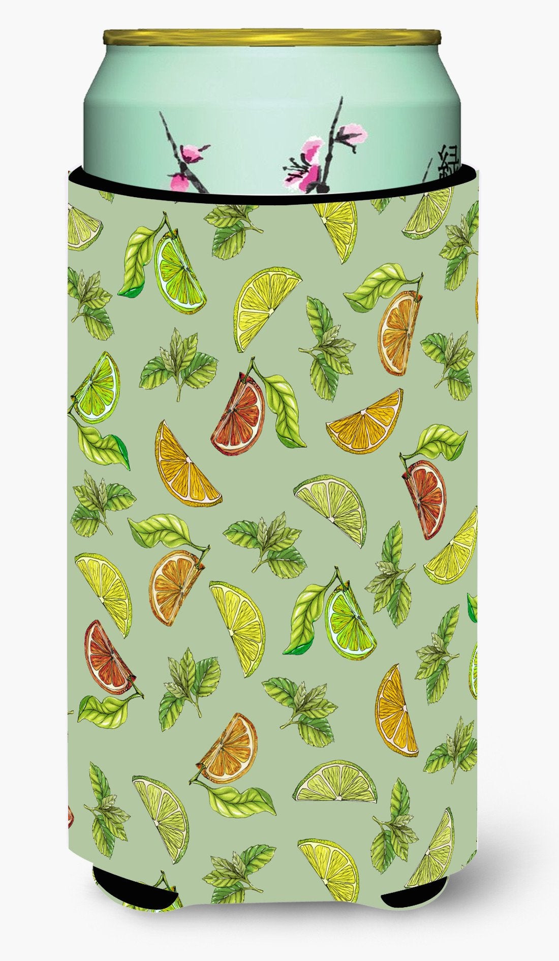 Lemons, Limes and Oranges Tall Boy Beverage Insulator Hugger BB5206TBC by Caroline&#39;s Treasures