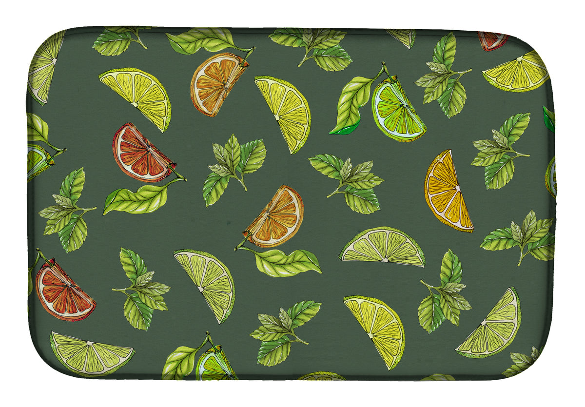 Lemons, Limes and Oranges Dish Drying Mat BB5207DDM  the-store.com.