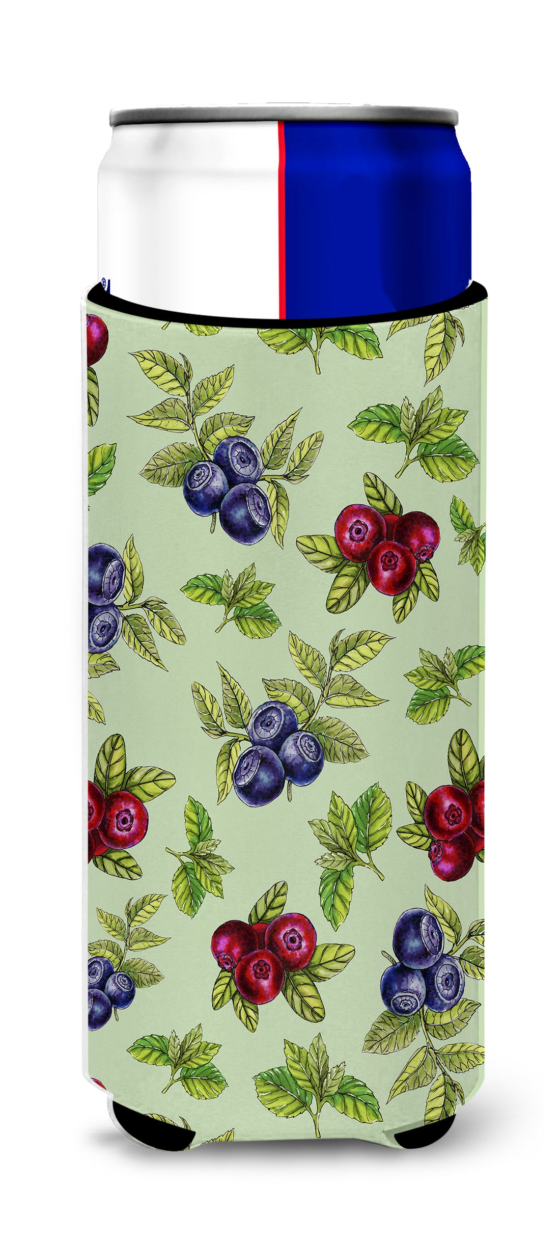 Berries in Green  Ultra Hugger for slim cans BB5208MUK