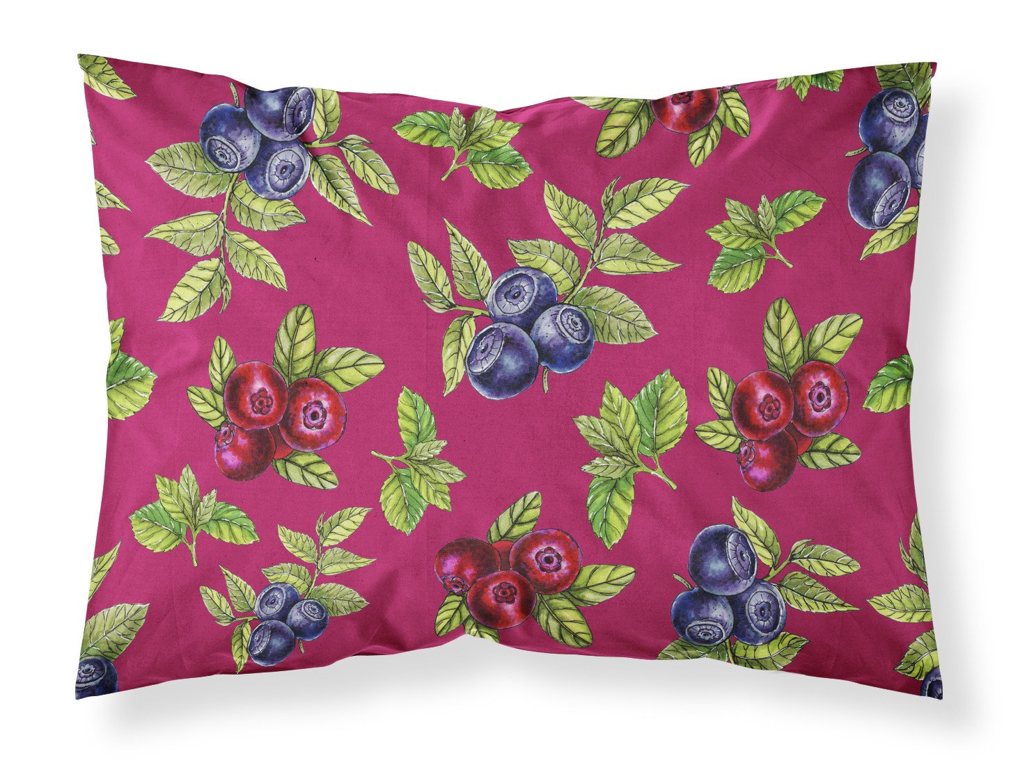 Berries Fabric Standard Pillowcase BB5209PILLOWCASE by Caroline's Treasures