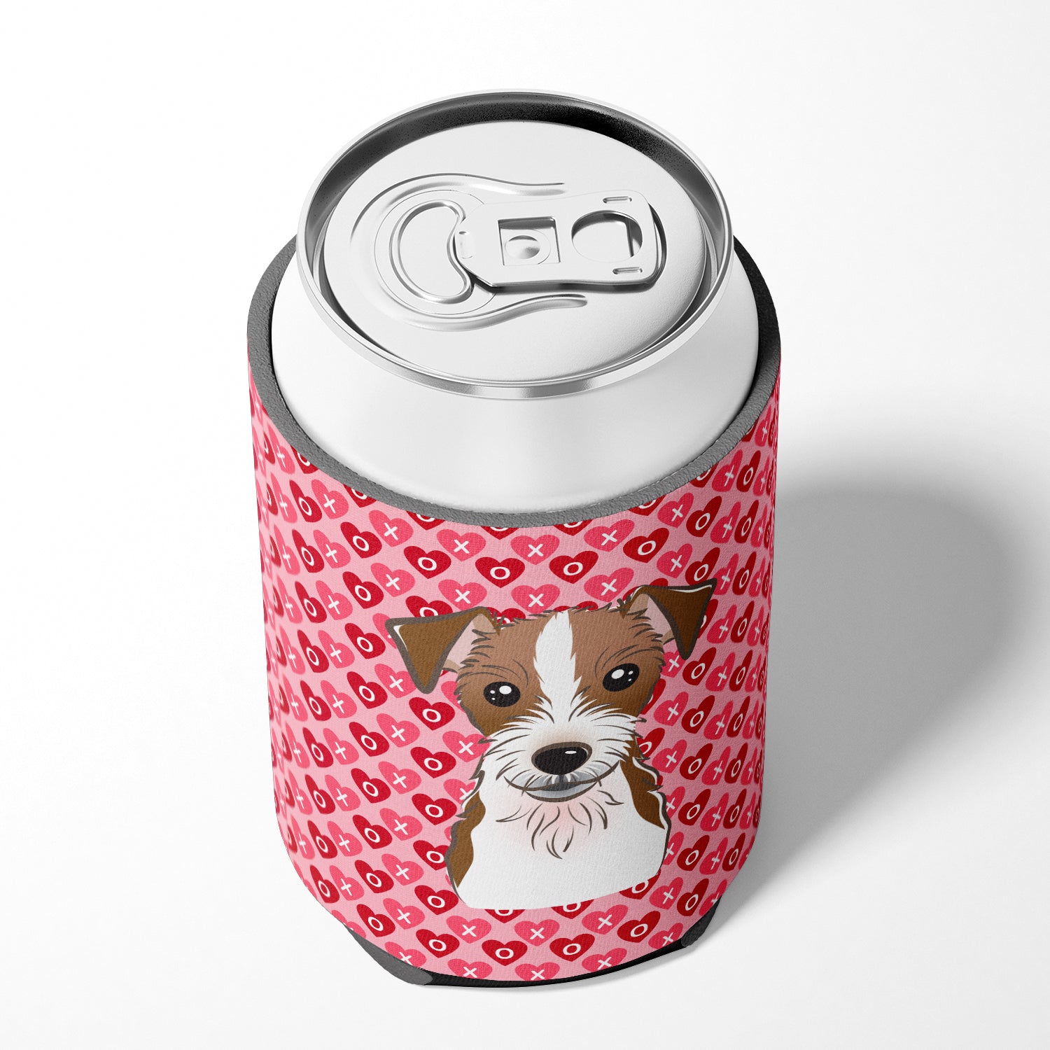 Jack Russell Terrier Hearts Can or Bottle Hugger BB5272CC  the-store.com.