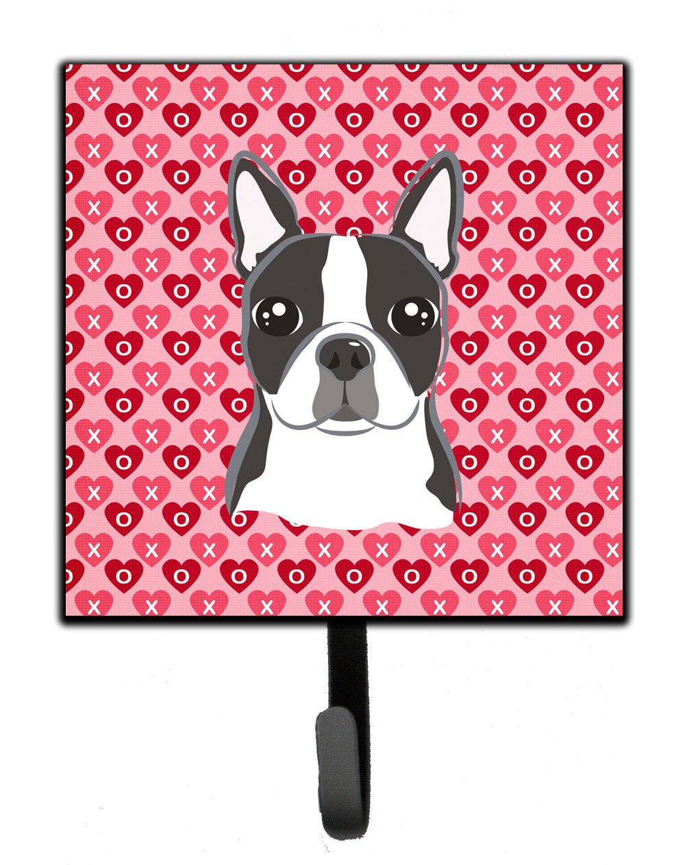Boston Terrier Hearts Leash or Key Holder BB5273SH4 by Caroline&#39;s Treasures