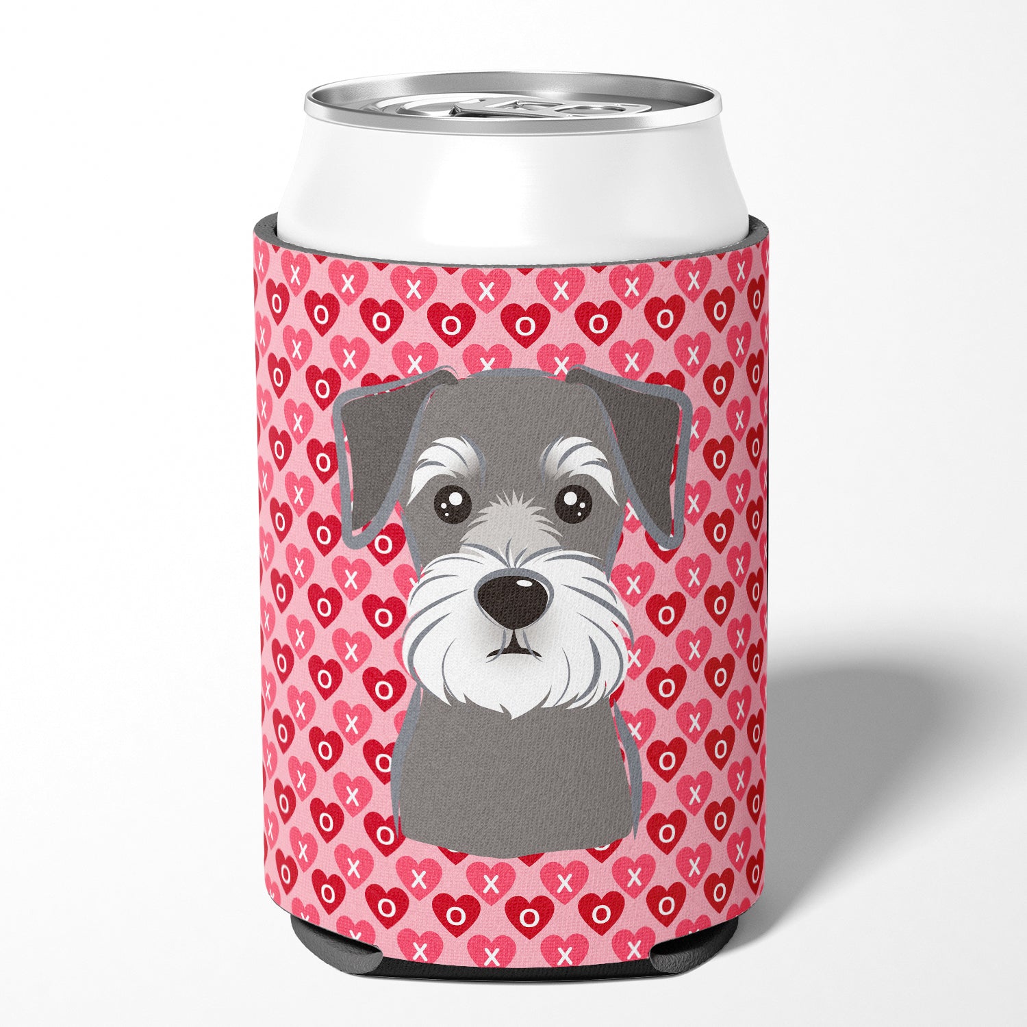 Schnauzer Hearts Can or Bottle Hugger BB5276CC  the-store.com.
