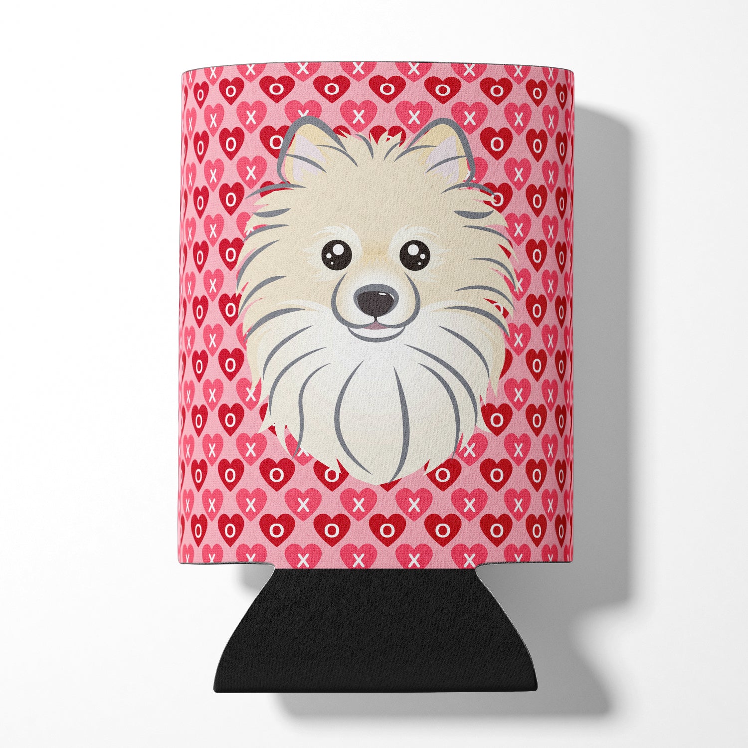 Pomeranian Hearts Can or Bottle Hugger BB5277CC  the-store.com.
