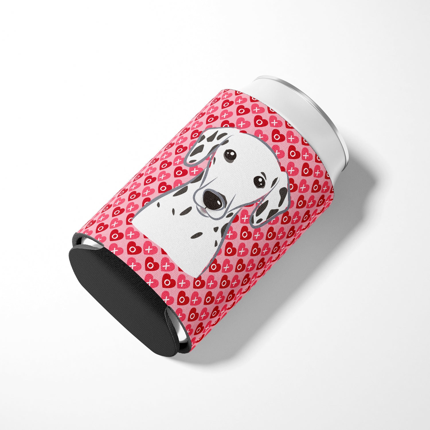 Dalmatian Hearts Can or Bottle Hugger BB5280CC  the-store.com.
